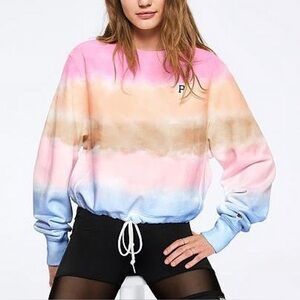 Victoria’s Secret PINK Tie Dye Cropped Sweater